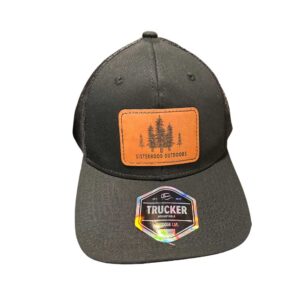 Tree Line Black Trucker Patch Hat