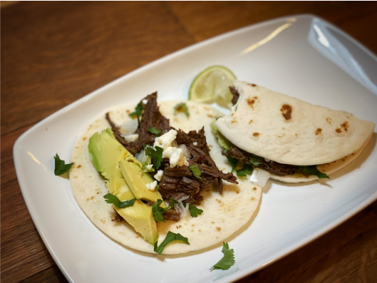 Shredded Goose Street Tacos