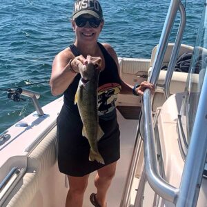 Womens Lake Erie Walleye Fishing Trip